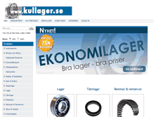 Tablet Screenshot of kullager.se